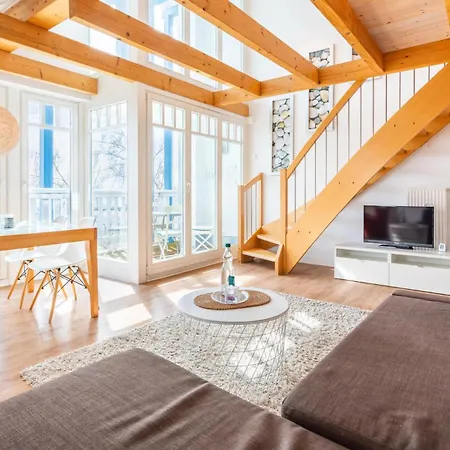 Helle Mit Salzhaffblick Ueber 2 Ebenen * Rerik